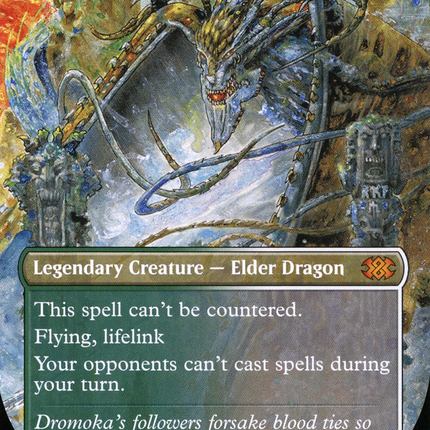 Dragonlord Dromoka (Borderless) [Double Masters 2022]
