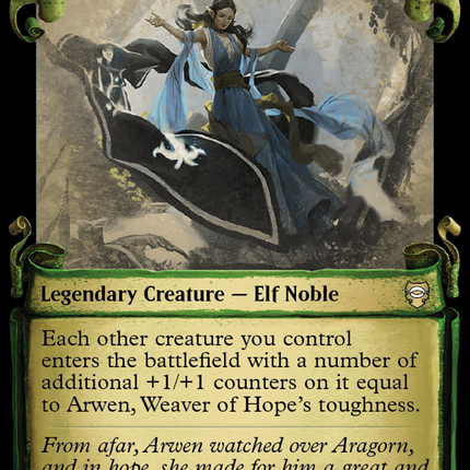 Arwen, Weaver of Hope (Showcase) [Tales of Middle-earth Commander]