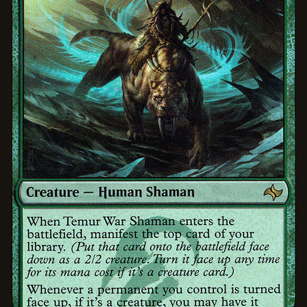 Temur War Shaman [Fate Reforged Promos] Foil