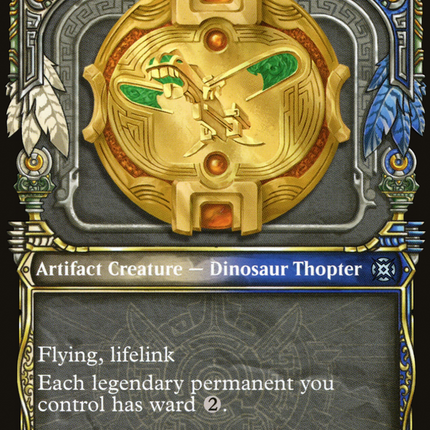 Gold-Forged Thopteryx (Showcase) [March of the Machine: The Aftermath]