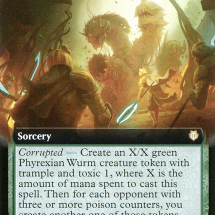 Wurmquake (Extended Art) [Phyrexia: All Will Be One Commander]