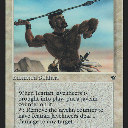 Icatian Javelineers (Beard Jr.) [Fallen Empires]