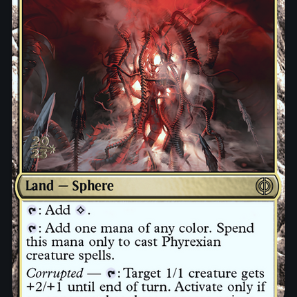 The Seedcore [Phyrexia: All Will Be One Promos] Prerelease Foil