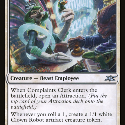 Complaints Clerk [Unfinity]