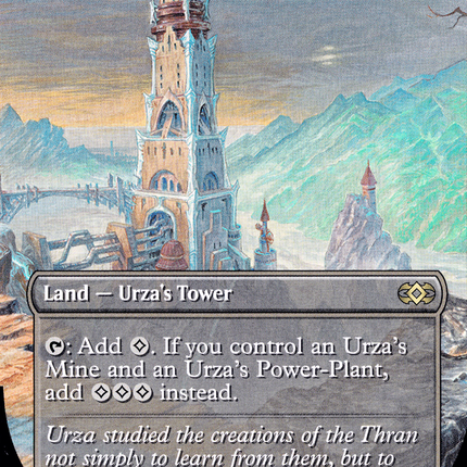 Urza's Tower (Borderless) [Double Masters]