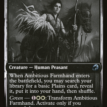 Ambitious Farmhand // Seasoned Cathar [Innistrad: Double Feature]