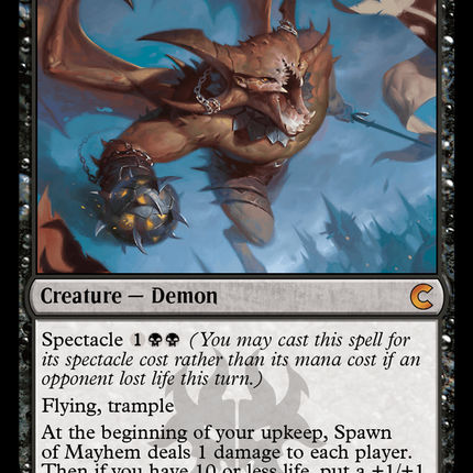 Spawn of Mayhem [Ravnica: Clue Edition]