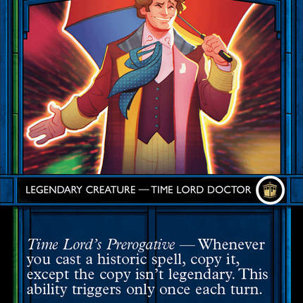 The Sixth Doctor (Showcase) (Borderless) [Doctor Who] Surge Foil
