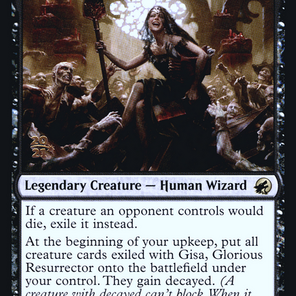 Gisa, Glorious Resurrector [Innistrad: Midnight Hunt Promos] Prerelease Foil