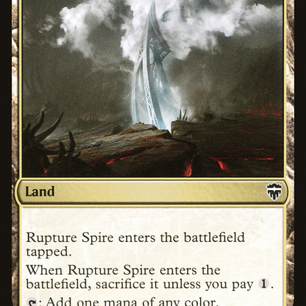 Rupture Spire [Commander Legends]