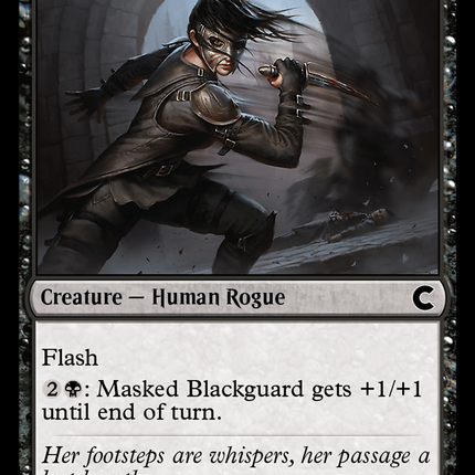 Masked Blackguard [Ravnica: Clue Edition]