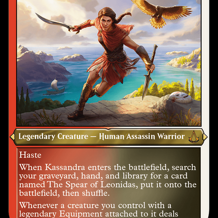 Kassandra, Eagle Bearer [Assassin's Creed] Etched Foil