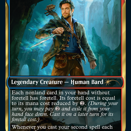 Edgin, Larcenous Lutenist [Secret Lair Drop]