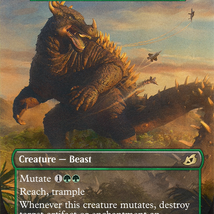 Gemrazer - Anguirus, Armored Killer  (Borderless) [Ikoria: Lair of Behemoths]