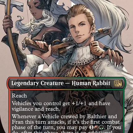 Balthier and Fran (Borderless) [FINAL FANTASY]