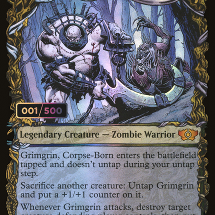 Grimgrin, Corpse-Born (Showcase) [Multiverse Legends] Serialized Foil