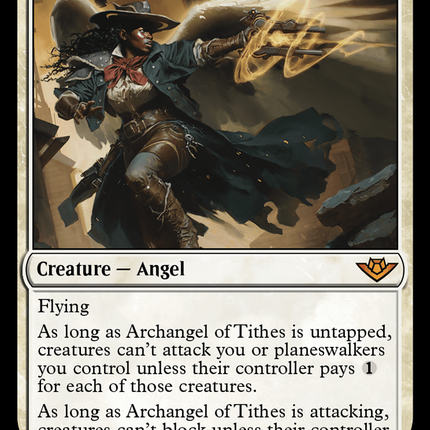 Archangel of Tithes [Outlaws of Thunder Junction] Foil