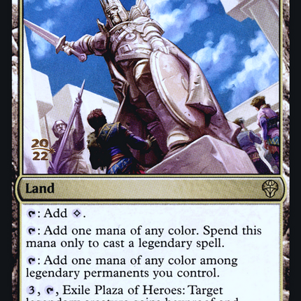 Plaza of Heroes [Dominaria United Promos] Prerelease Foil