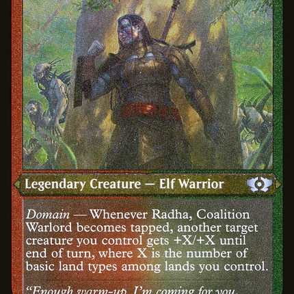 Radha, Coalition Warlord [Multiverse Legends] Etched Foil