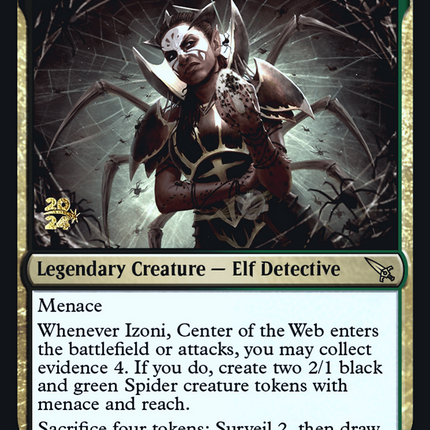 Izoni, Center of the Web [Murders at Karlov Manor Promos] Prerelease Foil