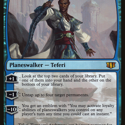 Teferi, Temporal Archmage [Commander 2014 Oversized] Foil