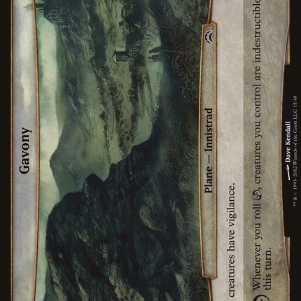 Gavony [Planechase 2012 Planes] Foil