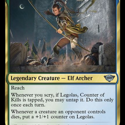 Legolas, Counter of Kills [The Lord of the Rings: Tales of Middle-earth]