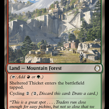 Sheltered Thicket [Fallout] Surge Foil