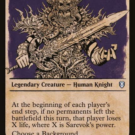 Sarevok, Deathbringer (Showcase) [Commander Legends: Battle for Baldur's Gate]
