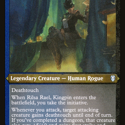 Rilsa Rael, Kingpin [Commander Legends: Battle for Baldur's Gate] Etched Foil