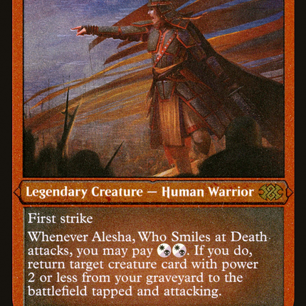 Alesha, Who Smiles at Death [Double Masters 2022] Etched Foil