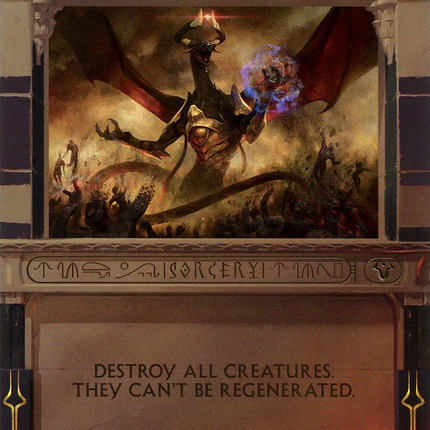 Damnation (Borderless) [Amonkhet Invocations] Foil