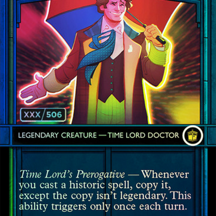 The Sixth Doctor (Showcase) (Borderless) [Doctor Who] Serialized Foil