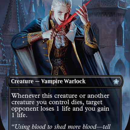 Vengeful Bloodwitch (Borderless) [Foundations] Foil