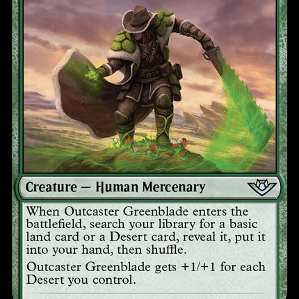 Outcaster Greenblade [Outlaws of Thunder Junction]