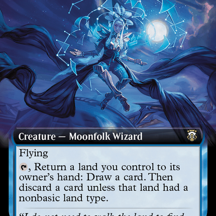 Wonderscape Sage (Extended Art) [Modern Horizons 3 Commander] Foil