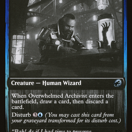 Overwhelmed Archivist // Archive Haunt [Innistrad: Double Feature]