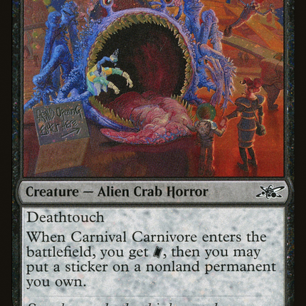 Carnival Carnivore [Unfinity] Galaxy Foil
