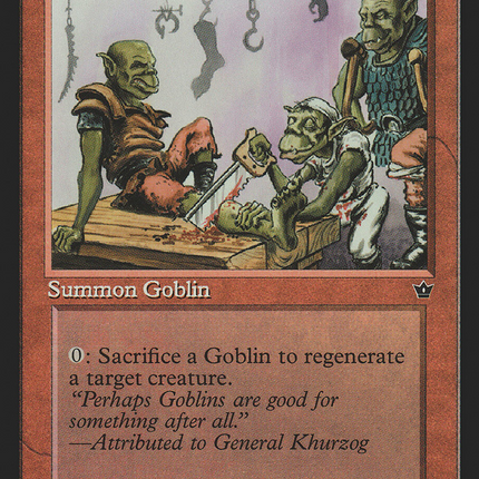 Goblin Chirurgeon (Frazier) [Fallen Empires]