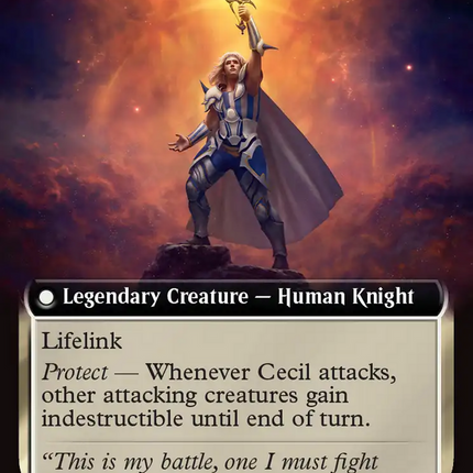 Cecil, Dark Knight // Cecil, Redeemed Paladin (Extended Art) [FINAL FANTASY] Foil