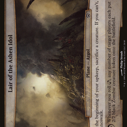 Lair of the Ashen Idol [Planechase 2012 Planes] Foil