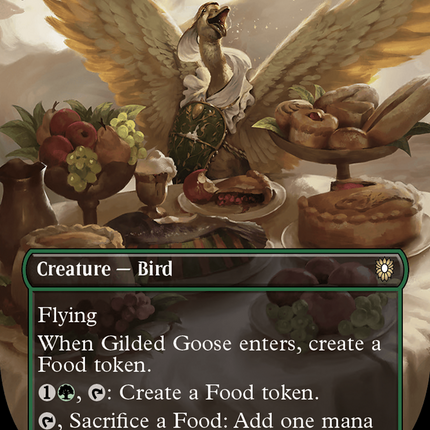 Gilded Goose (Borderless) [Bloomburrow Commander] Foil