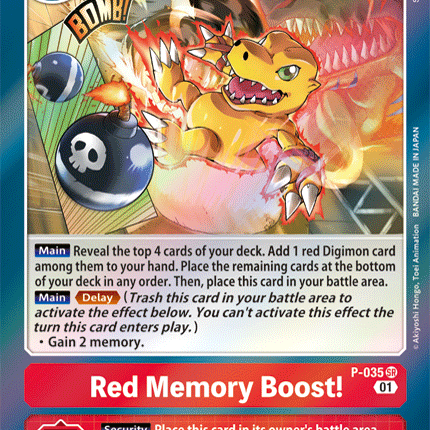 Red Memory Boost! [P-035] [Promotional Cards]