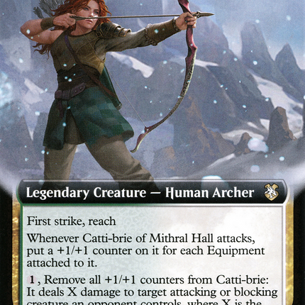 Catti-brie of Mithral Hall (Extended Art) [Forgotten Realms Commander]