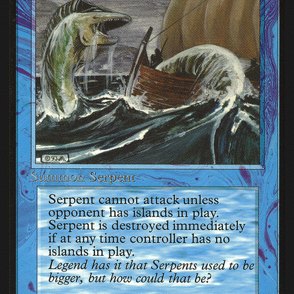 Sea Serpent [Intl. Collectors' Edition]