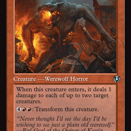 Smoldering Werewolf (Retro Frame) [Innistrad Remastered]