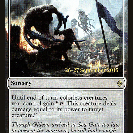 Gruesome Slaughter [Battle for Zendikar Promos] Prerelease Foil