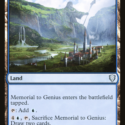 Memorial to Genius [Commander Legends]