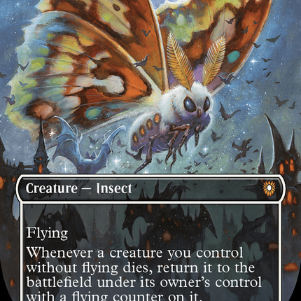 Luminous Broodmoth (Borderless) [Bloomburrow Commander] Foil