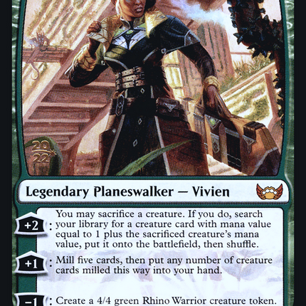 Vivien on the Hunt [Streets of New Capenna Promos] Prerelease Foil
